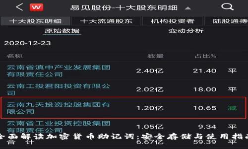 全面解读加密货币助记词：安全存储与使用指南
